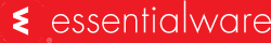 Essentialware logo (red with white letters.)